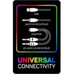 CONNECT IT NEO herná náhlavná súprava s mikrofónom, 1xJack+USB, ČIERNA