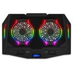 Connect IT NEO RGB chladiaca podložka pod notebook, čierna