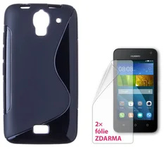 Connect IT pouzdro na telefon, Huawei Y360 ČERNÉ