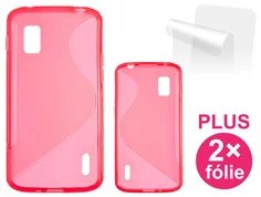 Connect IT pouzdro na telefon, LG Nexus 4 (E960) ČERVENÉ