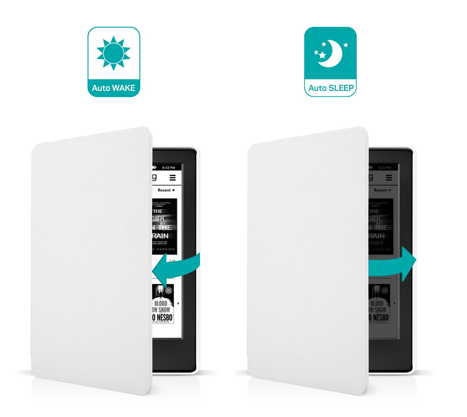 Connect IT puzdro pre Amazon New Kindle 2019/2020 (10. gen.), 2019/2020 biele CEB-1050-WH