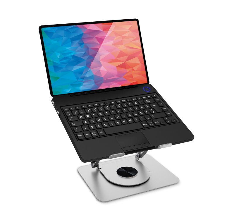 CONNECT IT Rotačný stojan na notebook, STRIARNY