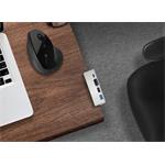 CONNECT IT USB DeskHub 4v1 pre stolný počítač, strieborná