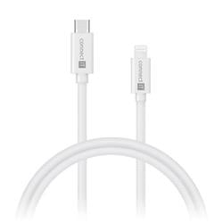 CONNECT IT Wirez USB-C -> Lightning, 27 W, 1 m, bílá