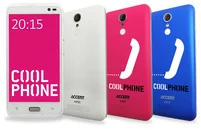 COOL PHONE bílý +modrý/růžový kryt