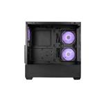 Cooler Master case Elite 690 Wood, ATX, Průhledná bočnice, ARGB Fan, Černá