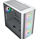 Cooler Master case MasterBox 600, ATX, Průhledná bočnice, 3x 140mm ARGB Fan, 1x 120mm ARGB Fan, ARGB Hub, Bílá