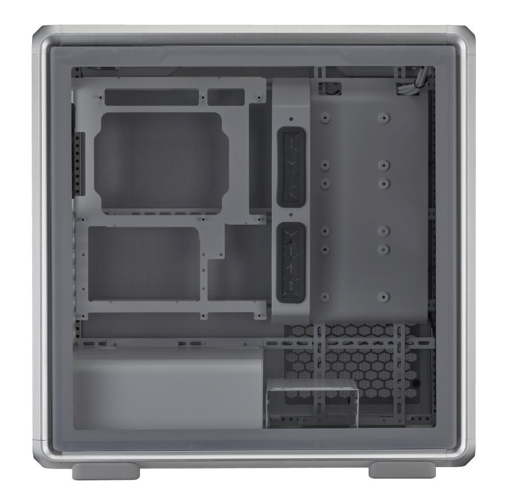 Cooler Master case MasterFrame 600, stříbrná