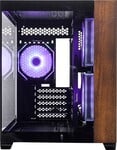 Cooler Master Elite 481 Wood, čierna