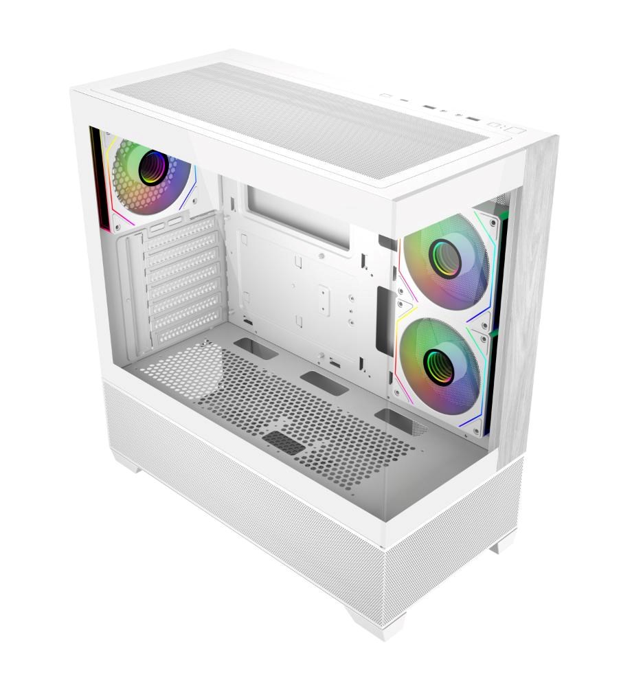 Cooler Master Elite 690 Wood, Bílá