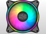 Cooler Master MasterFan MF120 Halo, ARGB, 3ks, čierna