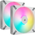 Corsair AF140 RGB ELITE 140 mm (2 ks), biela