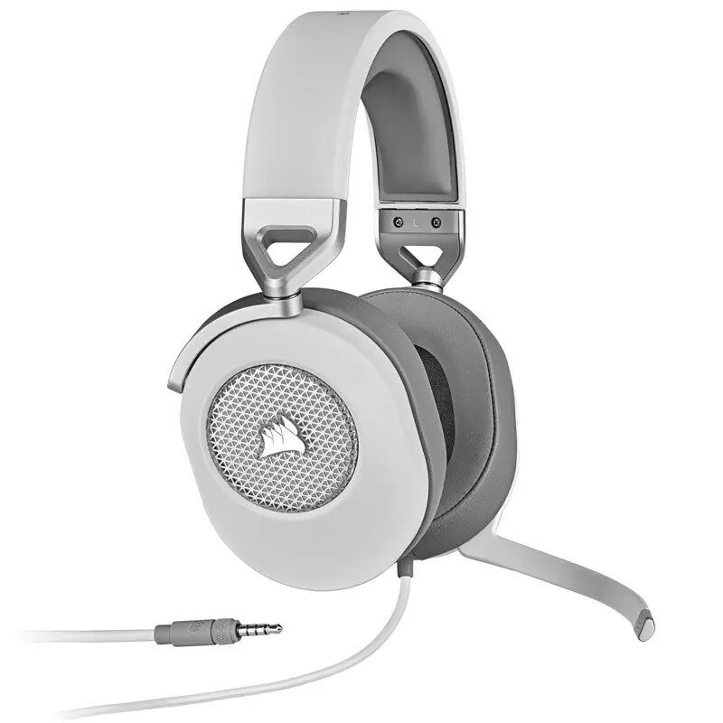 Corsair HS65 Surround headset, bílý