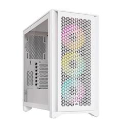 CORSAIR iCUE 4000D RGB AIRFLOW, bílá