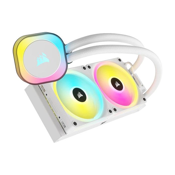 Corsair iCUE LINK H100i RGB 240mm, bílá