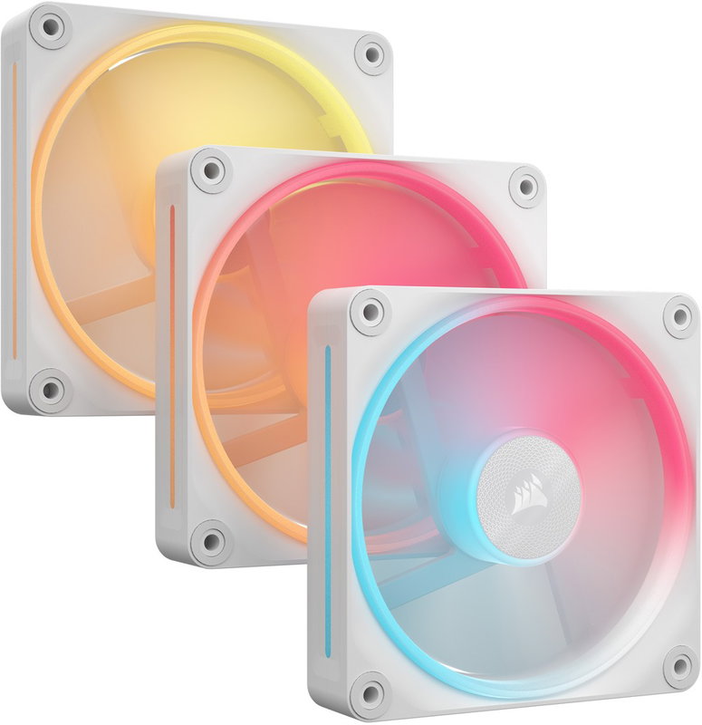 Corsair iCUE LINK LX120-R RGB 120mm (3ks), bílá