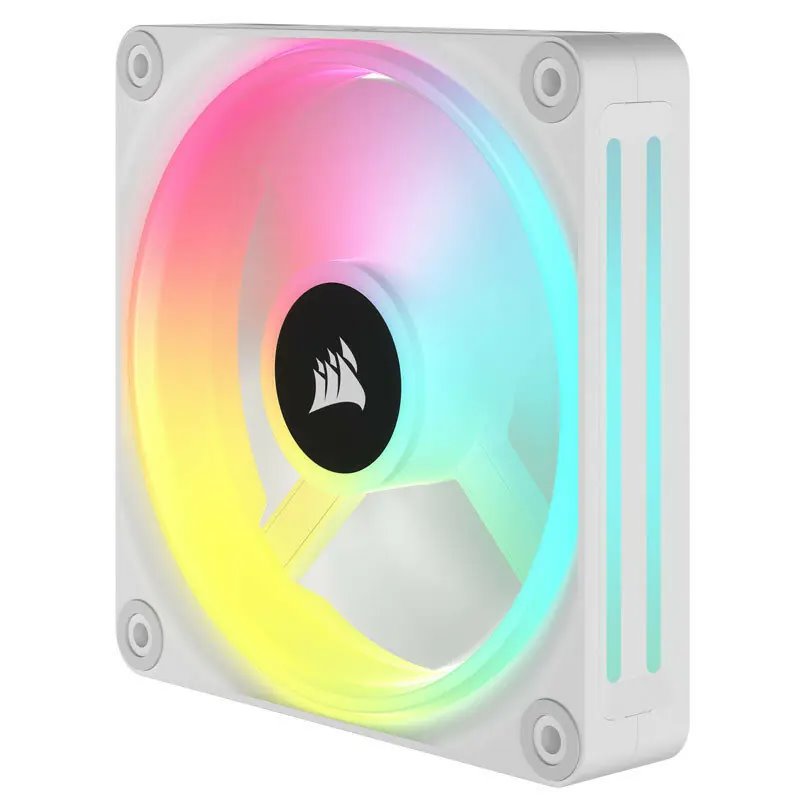 Corsair iCUE Link QX120 RGB 120 mm, biely