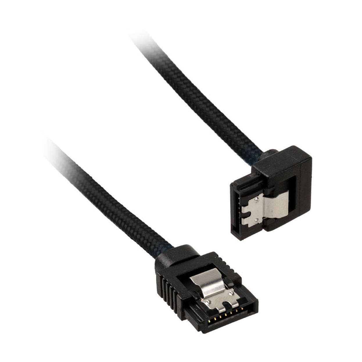 Corsair Premium Sleeved SATA Cable 30cm (2ks), černá
