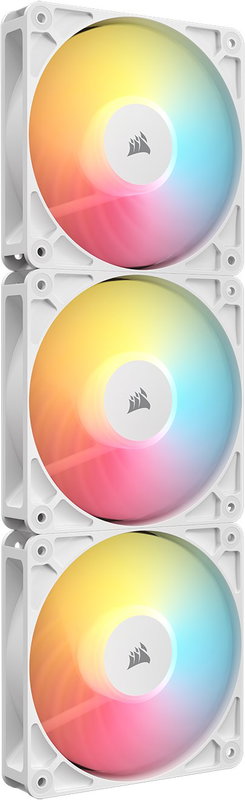 Corsair RS120-R ARGB PWM Triple Pack 120mm, bílá