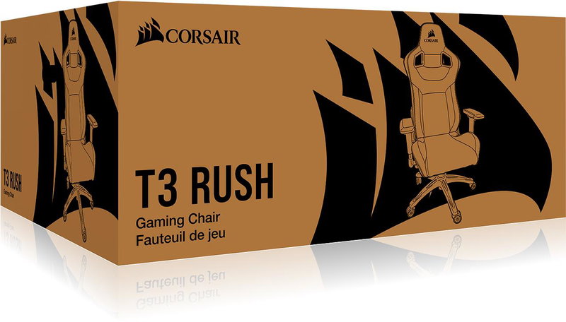 Corsair T3 Rush, šedá/antracitová