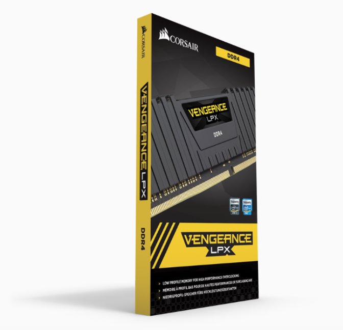 Corsair Vengeance LPX DDR4 16GB (2x8GB) 3000MHz CL16 Black CMK16GX4M2D3000C16