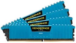 Corsair Vengeance LPX DDR4 16GB (4x4GB) 2400MHz CL14, modrý