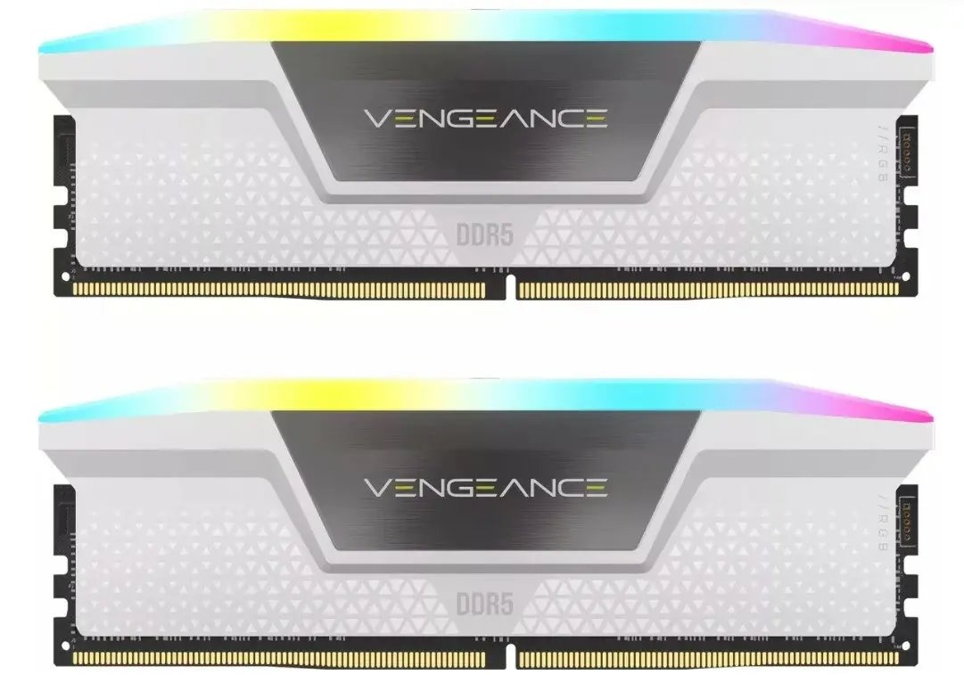 Corsair Vengeance RGB DDR5 32GB 6000MHz, bílá