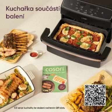 Cosori Dual Blaze Twin Fry Compact, čierna