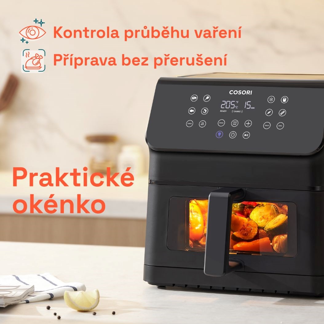 Cosori P653 PREMIUM II Plus Chef edition, čierna