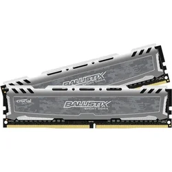 Crucial Ballistix Sport LT Grey DDR4 16GB (2x8) 3000MHz CL15 1.35V Single Ranked