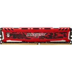 Crucial Ballistix Sport LT Red DDR4 8GB 3200MHz CL16 1.35V Single Ranked