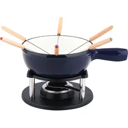 CS Solingen Fondue liatinová súprava ALPEN, modrá