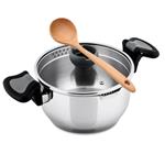 CS Solingen Hrnec s cedící poklicí nerez Aron, 16 cm