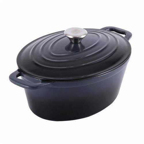 CS Solingen Pekáč s poklicí litinový Xanten 36 x 28 cm, černý 