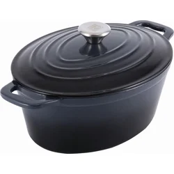 CS Solingen Pekáč s poklicí litinový Xanten 36 x 28 cm, černý 