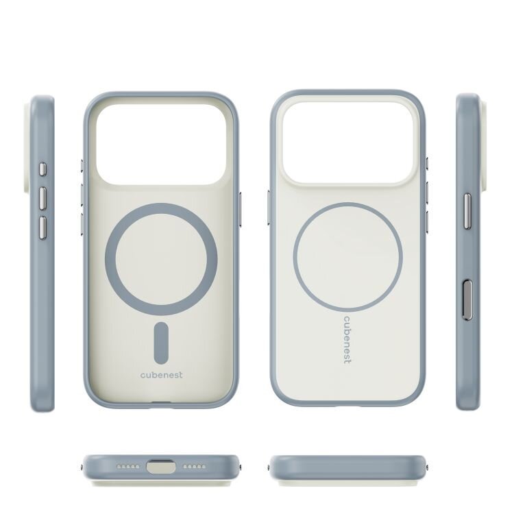 Cubenest Kryt na iPhone 17 Pro s podporou MagSafe matný béžový