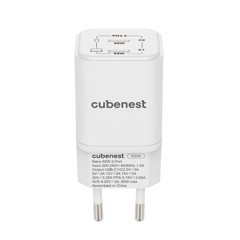 Cubenest PD Nano adaptér 65 W N2D65 biely