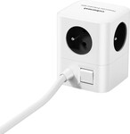 Cubenest PowerCube Extended USB PD 30 W 2xA+C, 1,5 m, sivá