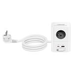 Cubenest PowerCube Extended USB PD 65W USB-C cable, A+C, 1,5m Grey