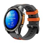 Cubenest Premium Silicone Garmin QuickFit Band GREY/ORANGE 26mm