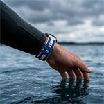 Cubenest Premium Silicone Garmin QuickFit Band WHITE/BLUE 26mm