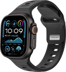 Cubenest Premium silikónový remienok BLACK (42–49 mm)
