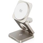 Cubenest Qi2.2 3in1 magnetická bezdrátová nabíječka SQ312 Ultra Black