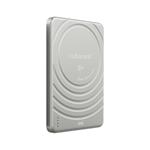 Cubenest Qi2 Magnetická bezdrátová powerbanka SlimDual 5000 mAh SQ1B3D - stříbrná