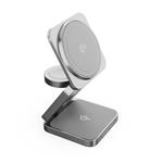 Cubenest SQS312 Fold Pro Qi2 3v1 magnetická nabíječka pro Samsung šedá