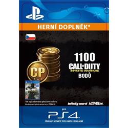 CZ PS4 - 1,100 Call of Duty®: Infinite Warfare Points elektronická licence