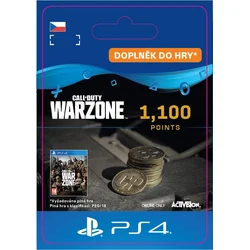CZ PS4 - 1,100 Call of Duty®: Warzone™ Points elektronická licence