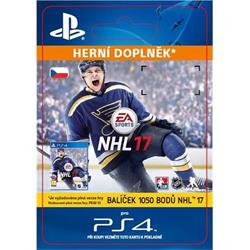 CZ PS4 - 1050 NHL 17 Points Pack elektronická licence