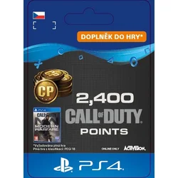 CZ PS4 - 2,400 Call of Duty®: Modern Warfare® Points elektronická licence