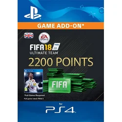 CZ PS4 - 2200 FIFA 18 Points Pack elektronická licence
